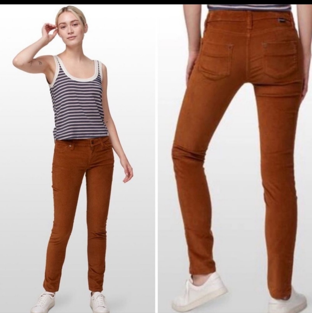 PATAGONIA ORGANIC COTTON NWT BURGUNDY CORDUROY STRAIGHT LEG PANTS SIZE 27